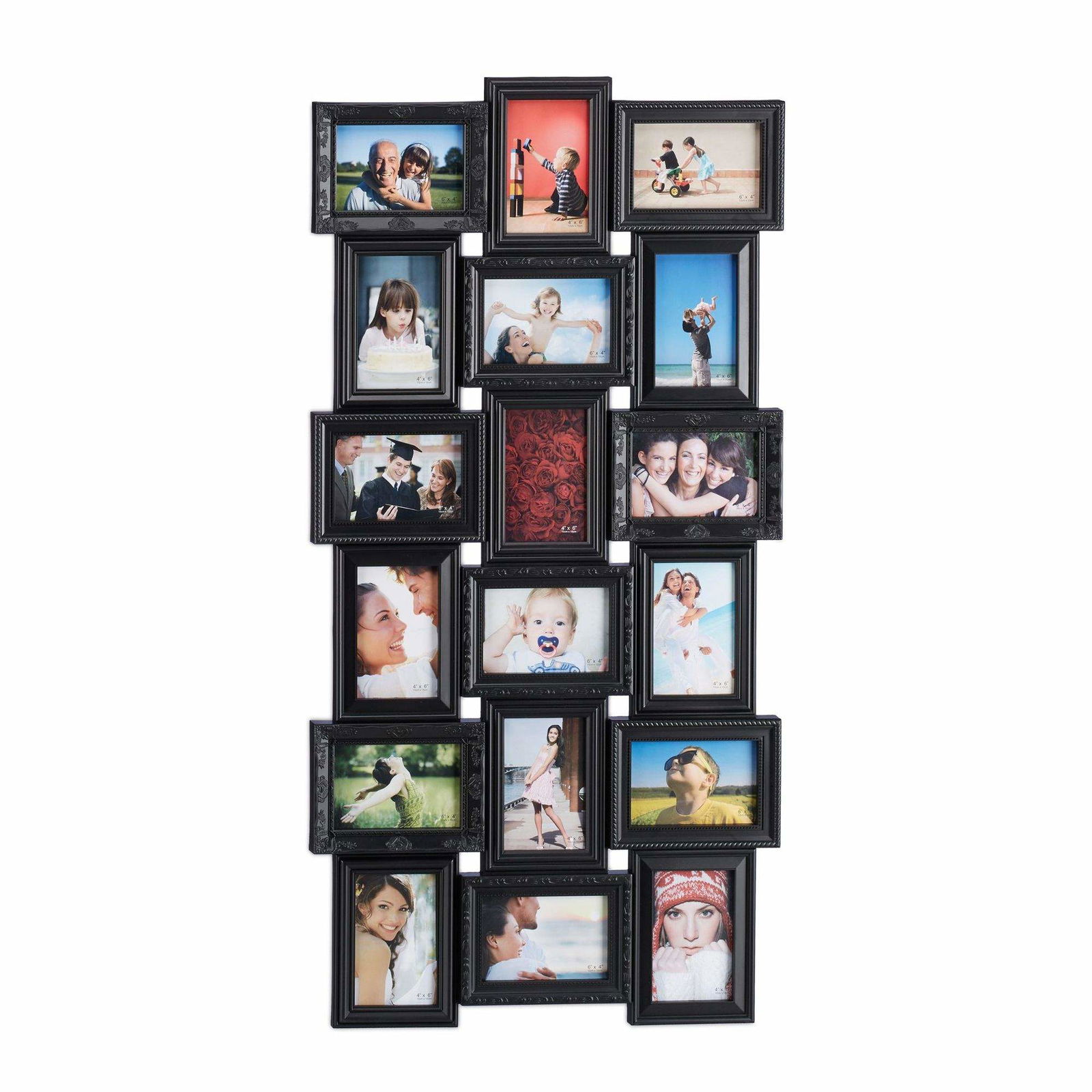 Collageramme til 18 billeder