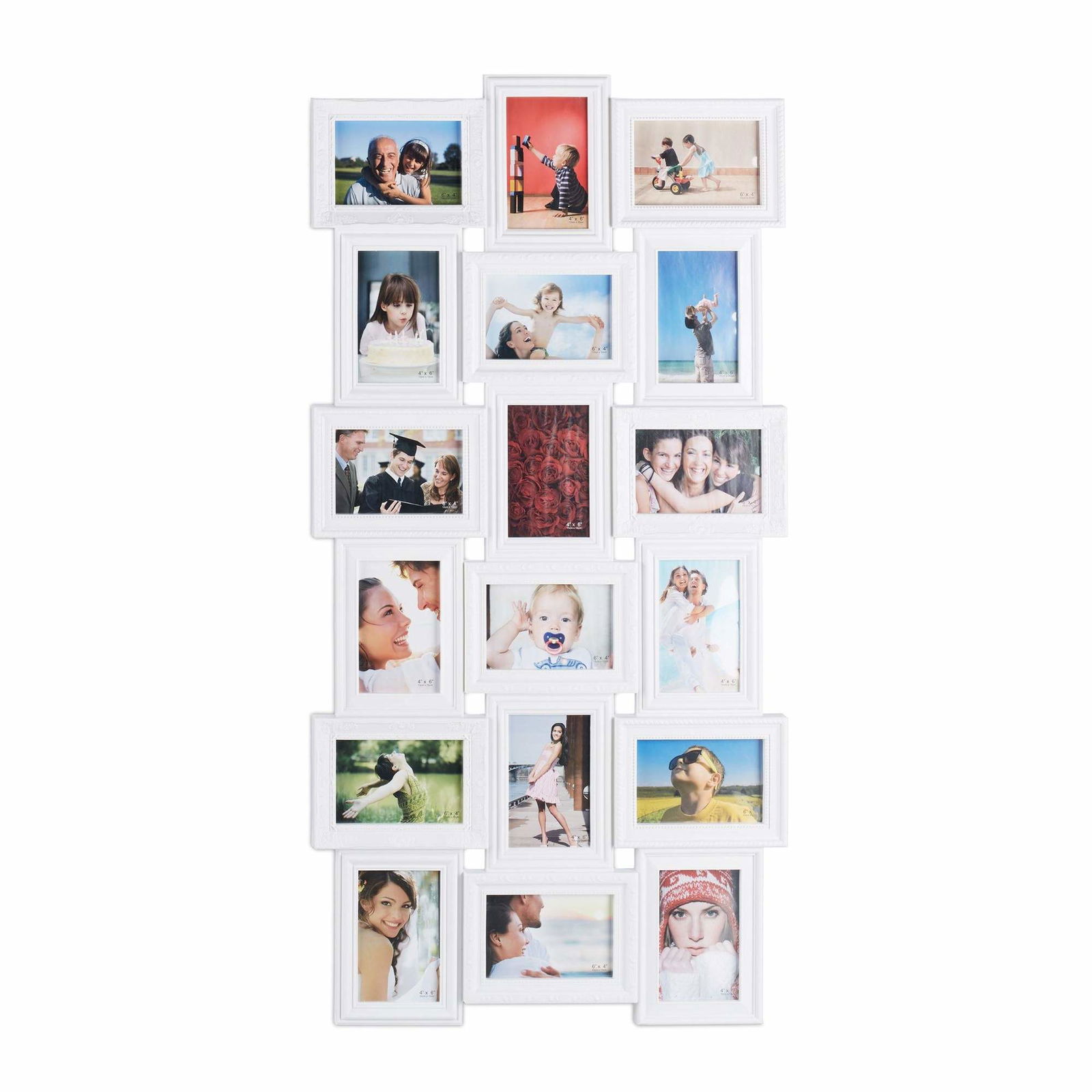 Collageramme til 18 billeder