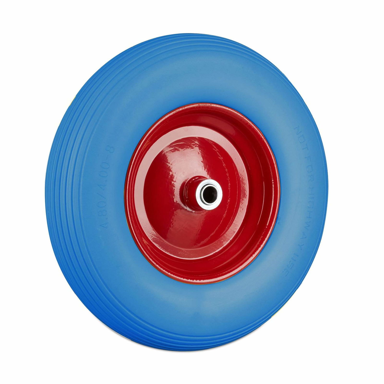 Hjul til trillebør 4,80 4,00-8 massiv gummi