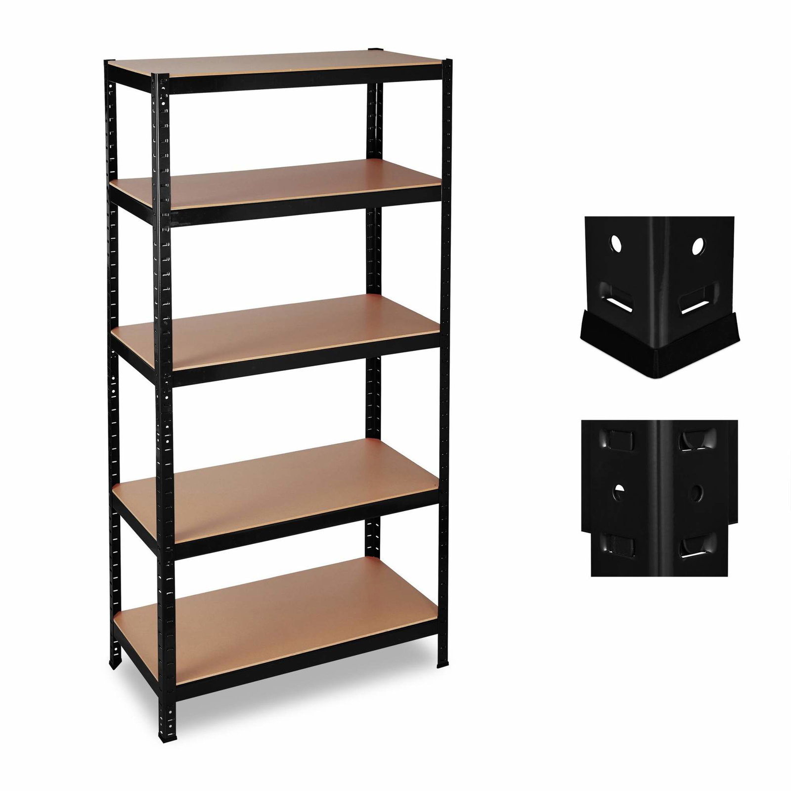 Förvaringshylla 1325 kg svart | Hem & Hobby - Hem & Hushåll - Bygg | Pryloteket