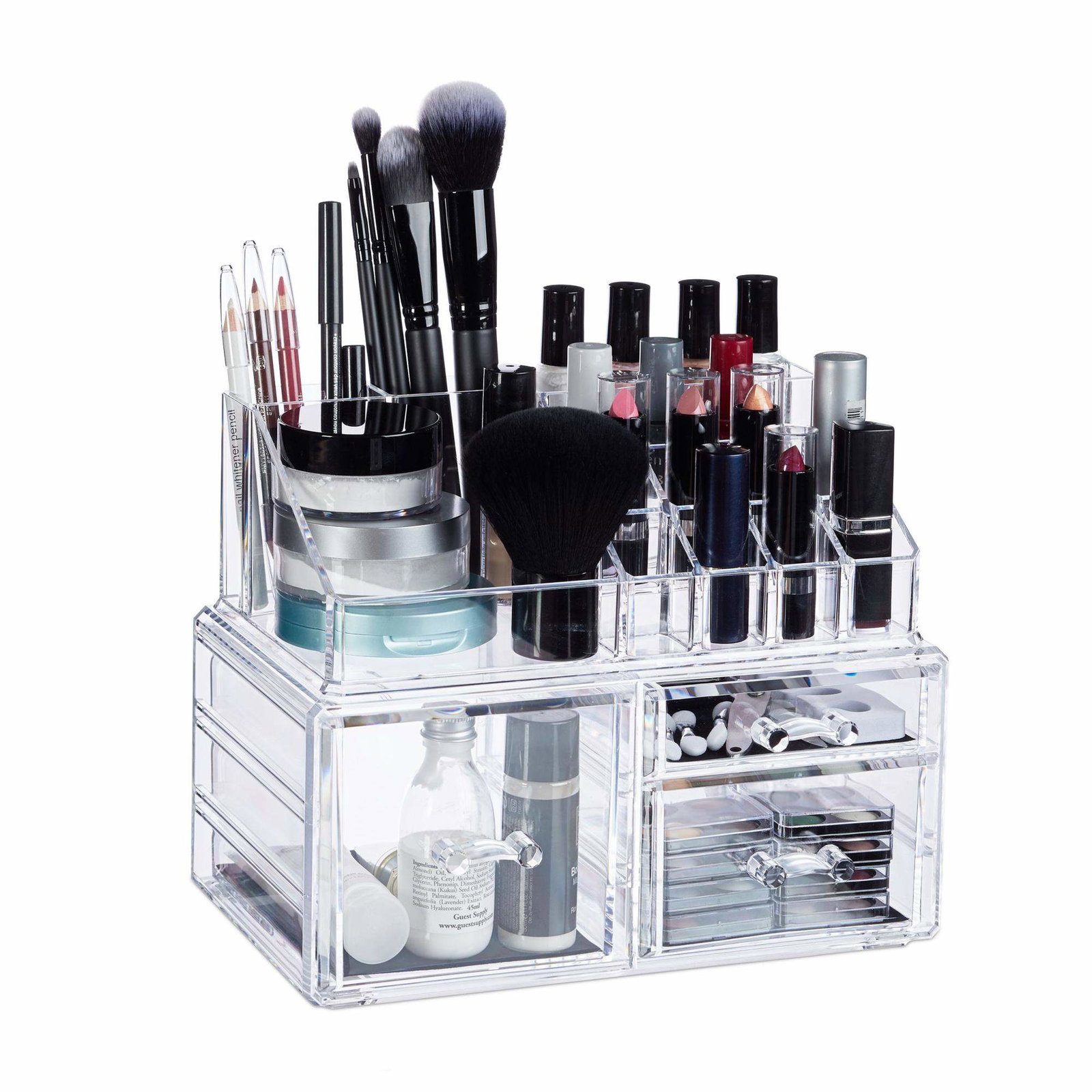 Make-up holder med 3 skuffer