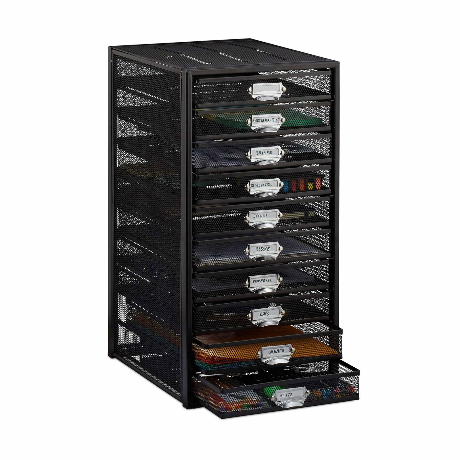 Skrivbordsförvaring A4 med 10 lådor | Hem & Hobby - Hem & Hushåll - Förvaring & Organisering - Skrivbordsförvaring | Pryloteket