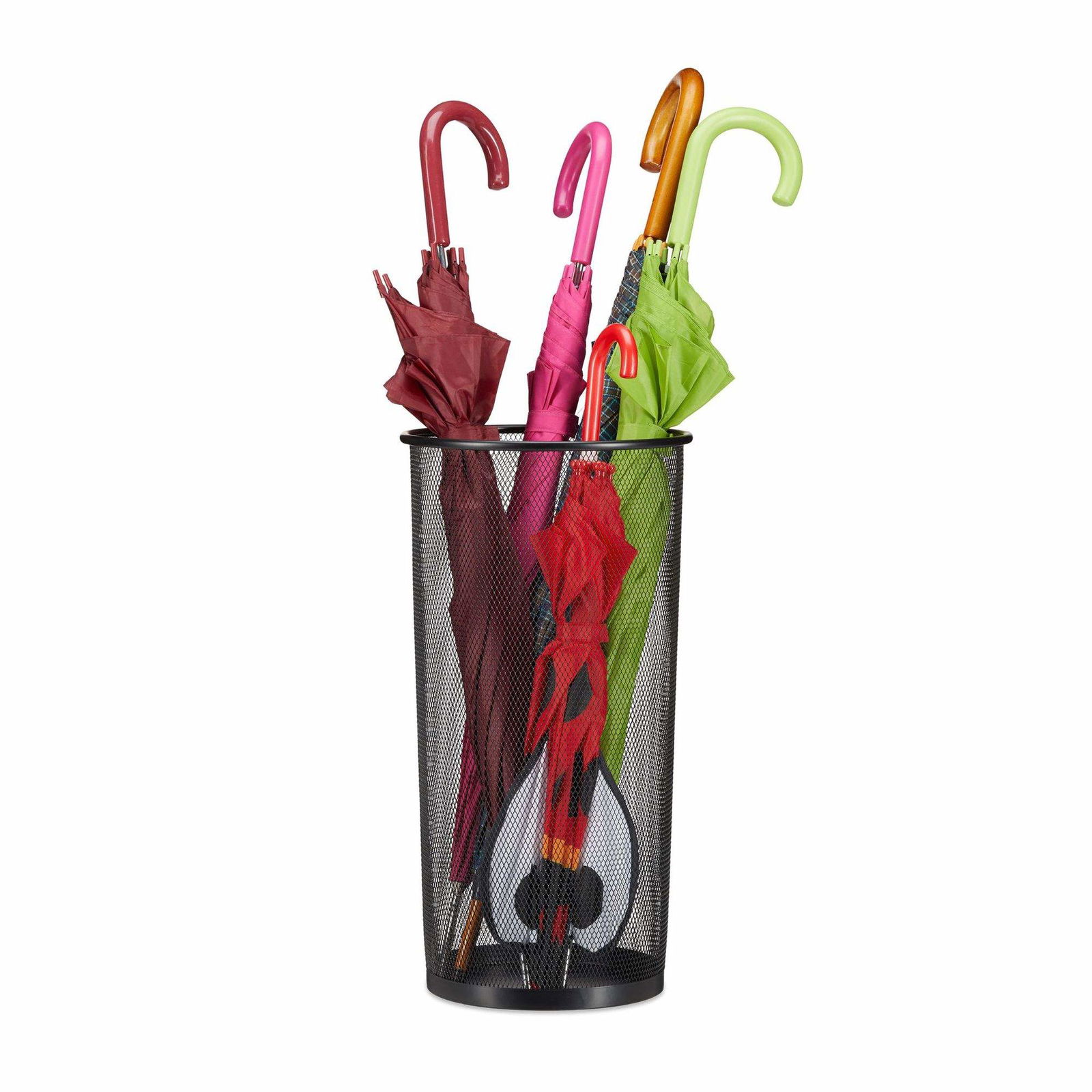 Paraplystativ lavet af trådnet