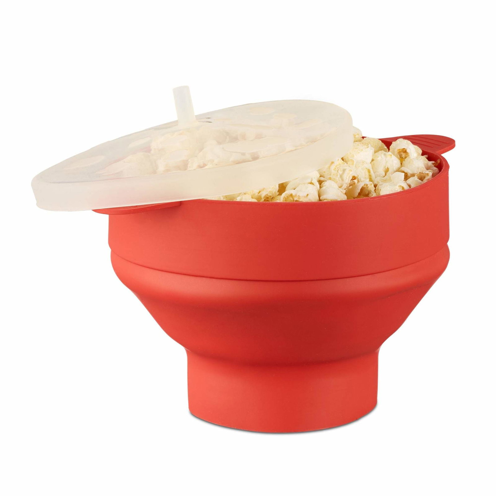 Popcornskål i silikone til mikroovn