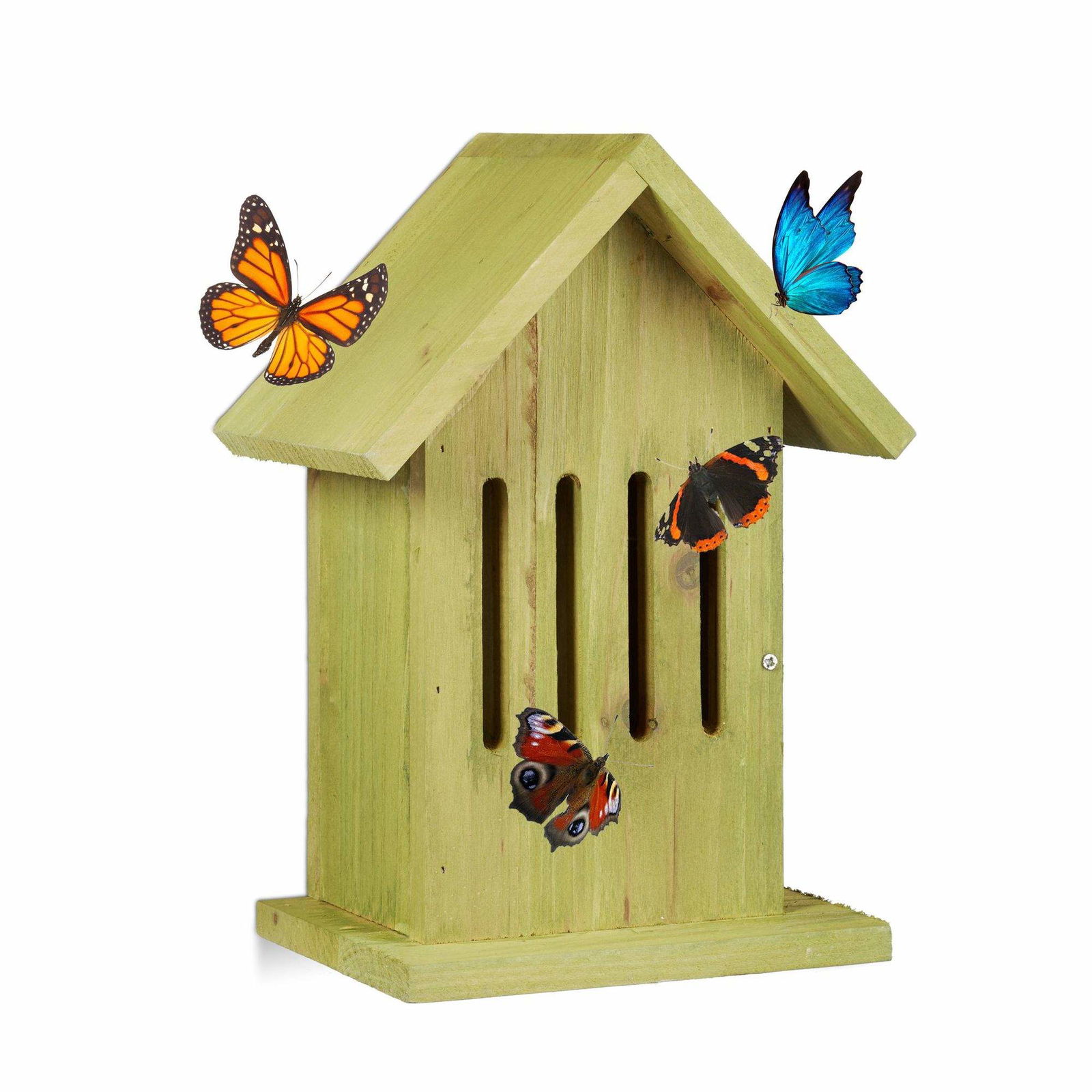 Hængende sommerfuglehus i 2 farver