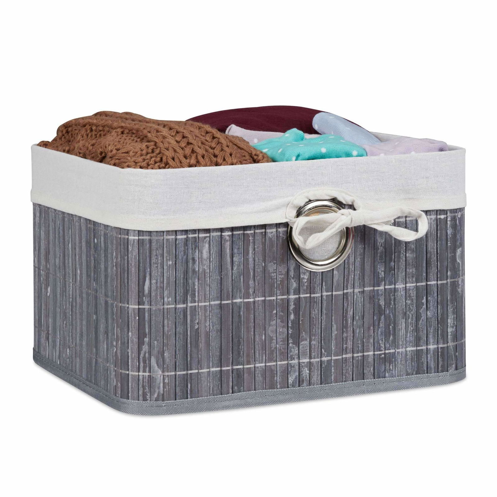 Bambus opbevaringskurv