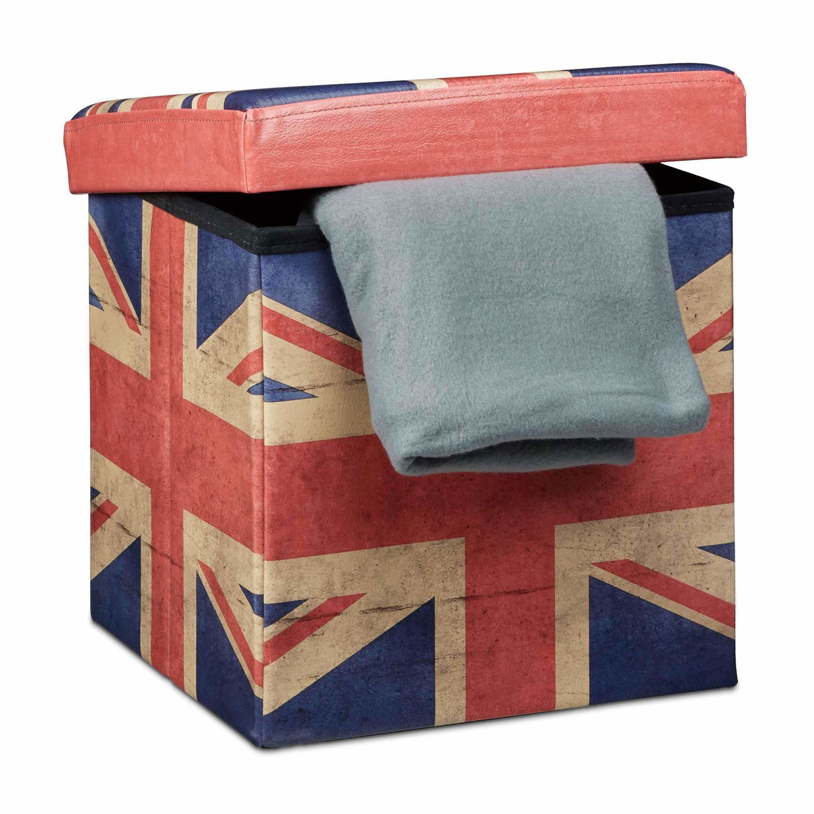 Taburet med opbevaringsplads Trend motiv