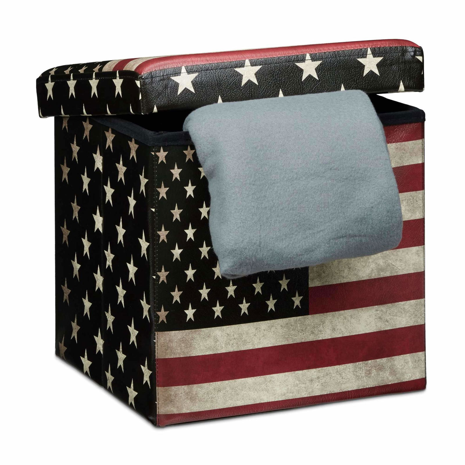 Taburet med opbevaringsplads Trend motiv