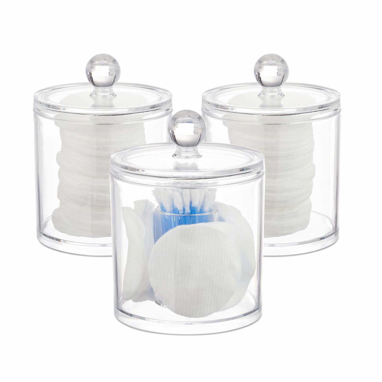 Förvaringsset med 3 bomullstussar | Hem & Hobby - Hem & Hushåll - Badrum | Pryloteket