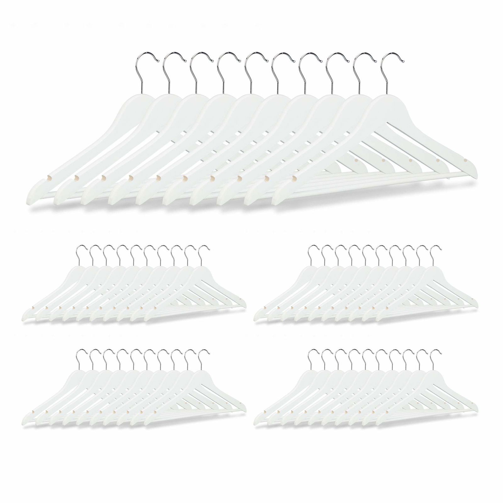 Træbøjler - 50 stk