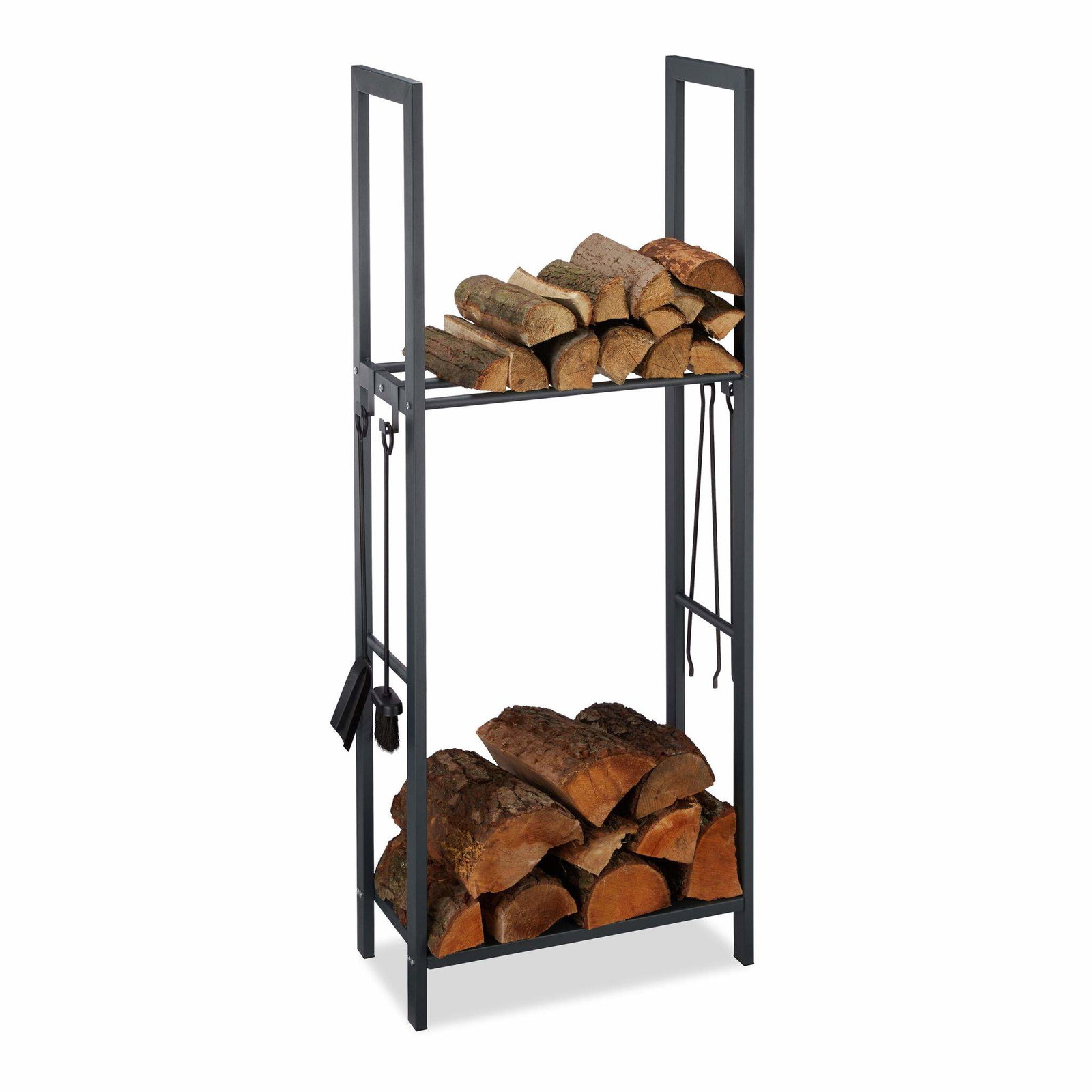 Trästativ med 2 hyllplan | Elektronik - Tillbehör Mobil & Surfplatta - Mobiltillbehör - Mobilkablar - Tillbehör | Pryloteket