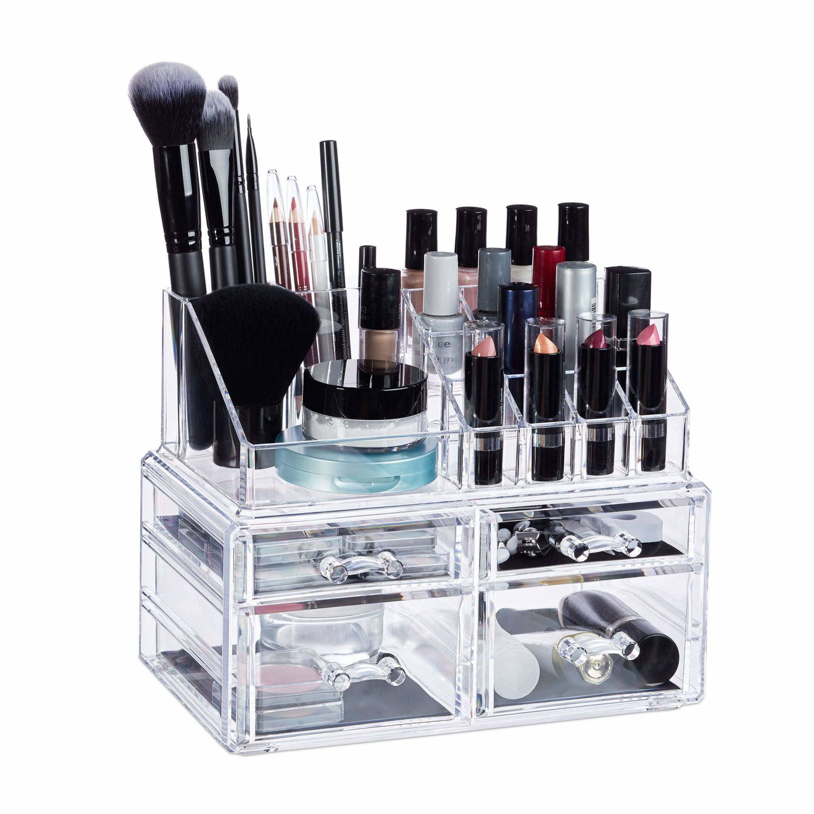 Make-up holder med 4 skuffer