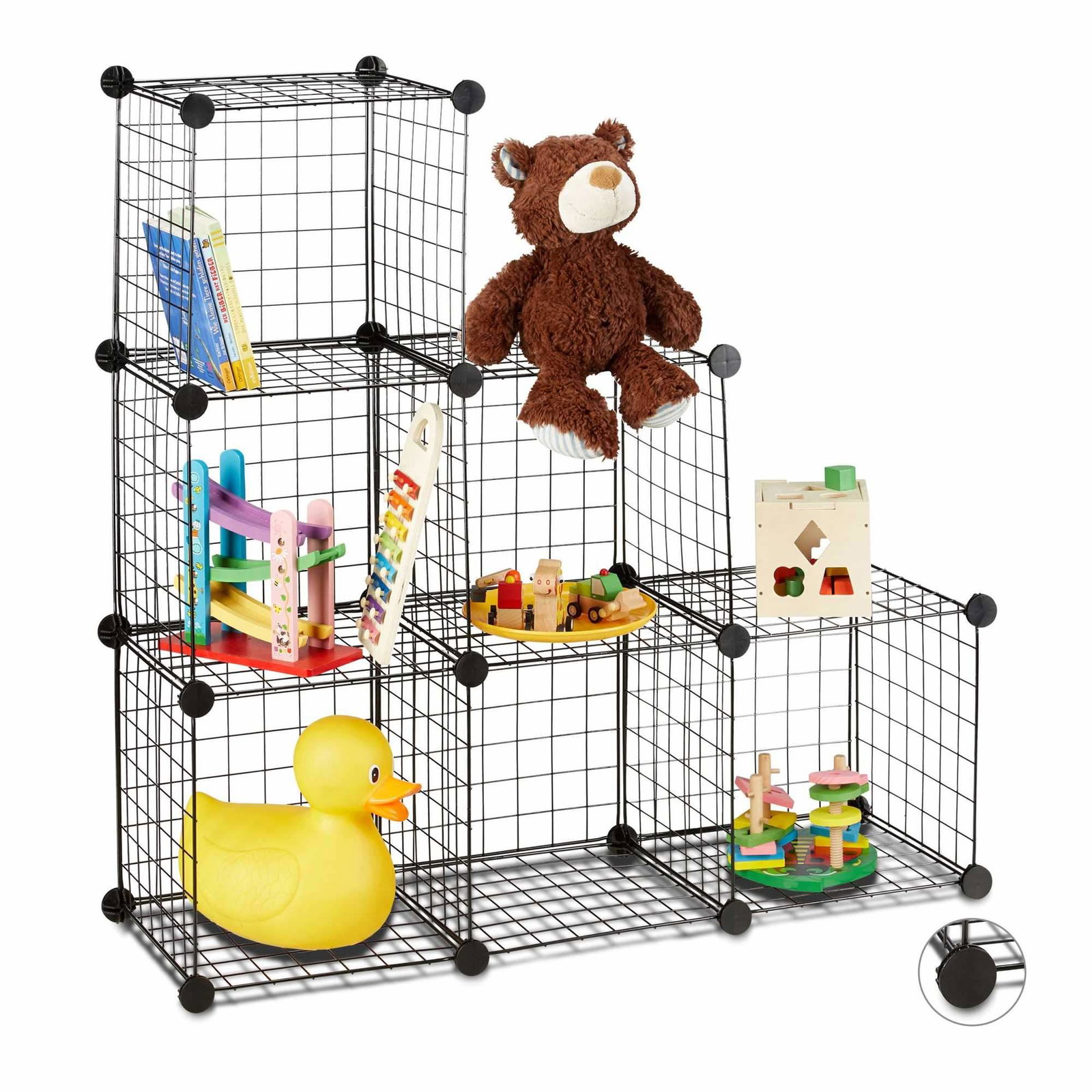 Hyllsystem med trådnät 6 fack | Hem & Hobby - Hem & Hushåll - Kök - Köksredskap | Pryloteket