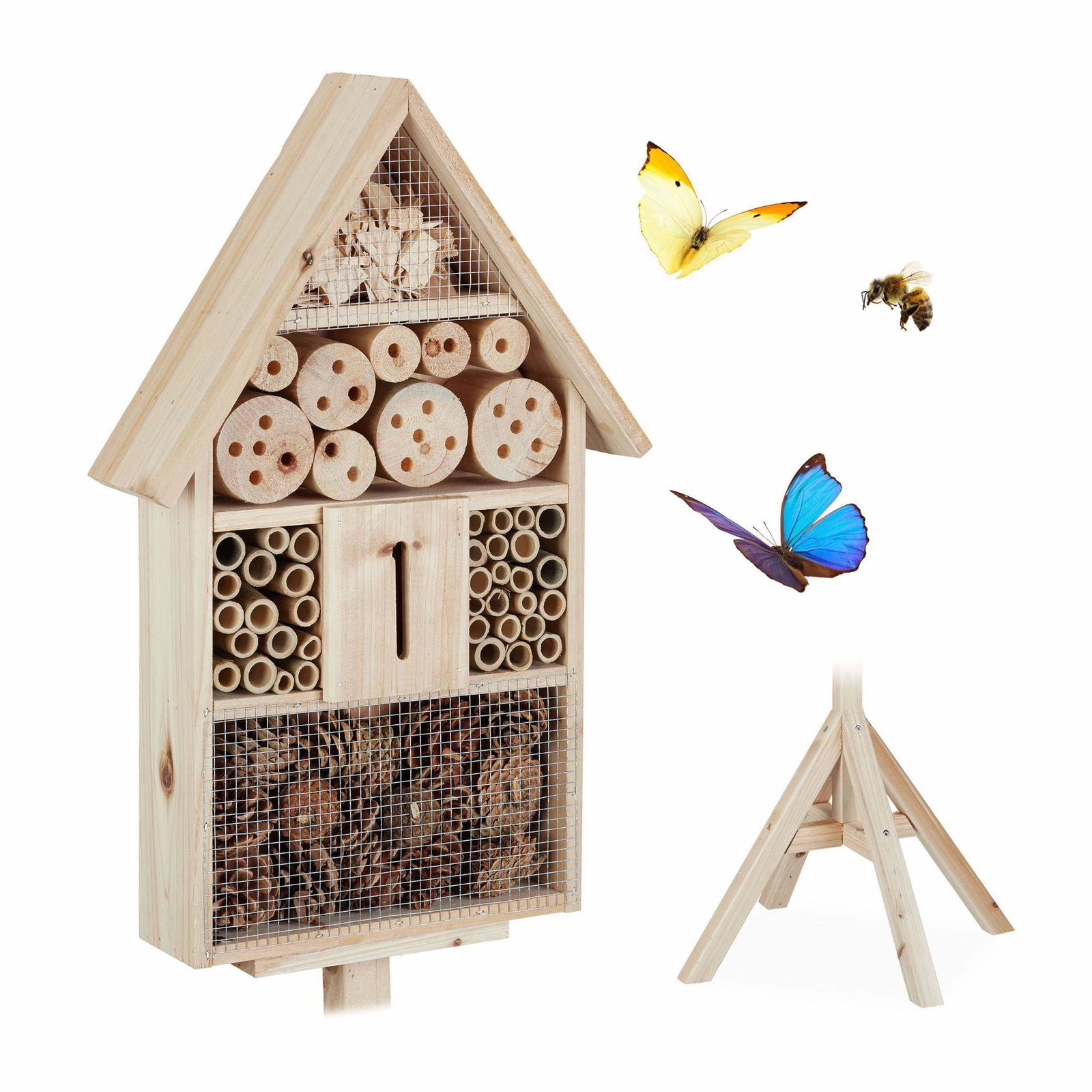 Insekthotel naturlig størrelse XL