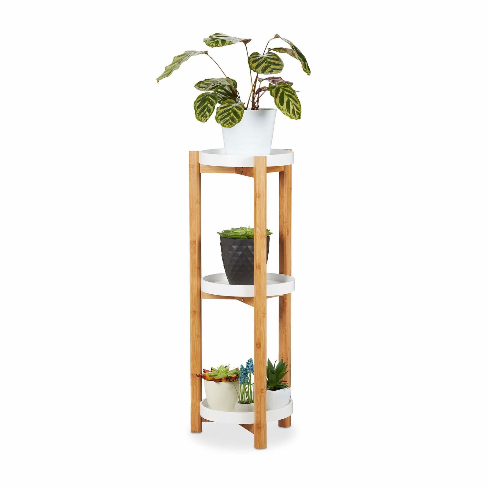 Plantehylde i bambus