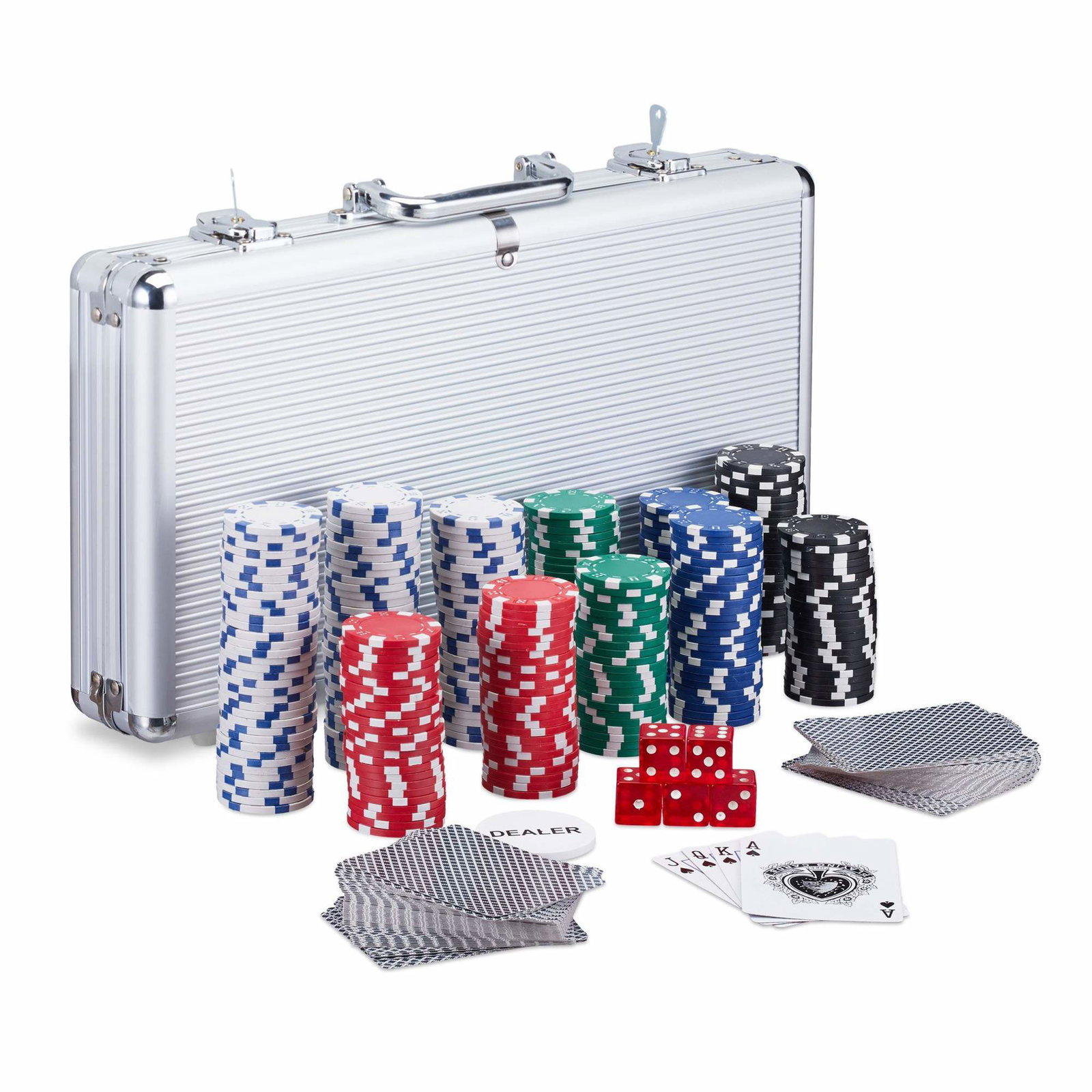 Pokertaske med 300 chips