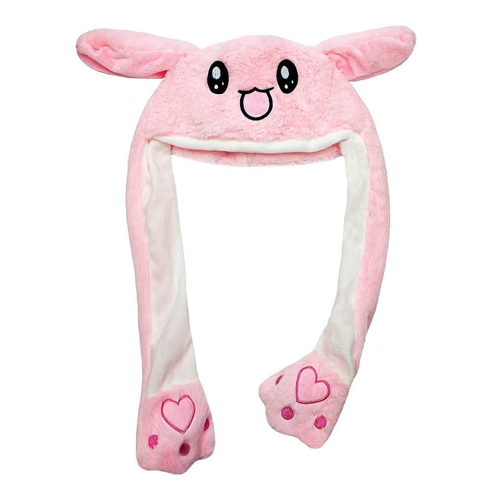 Kaninhue med Dansende Ører - Lyserød