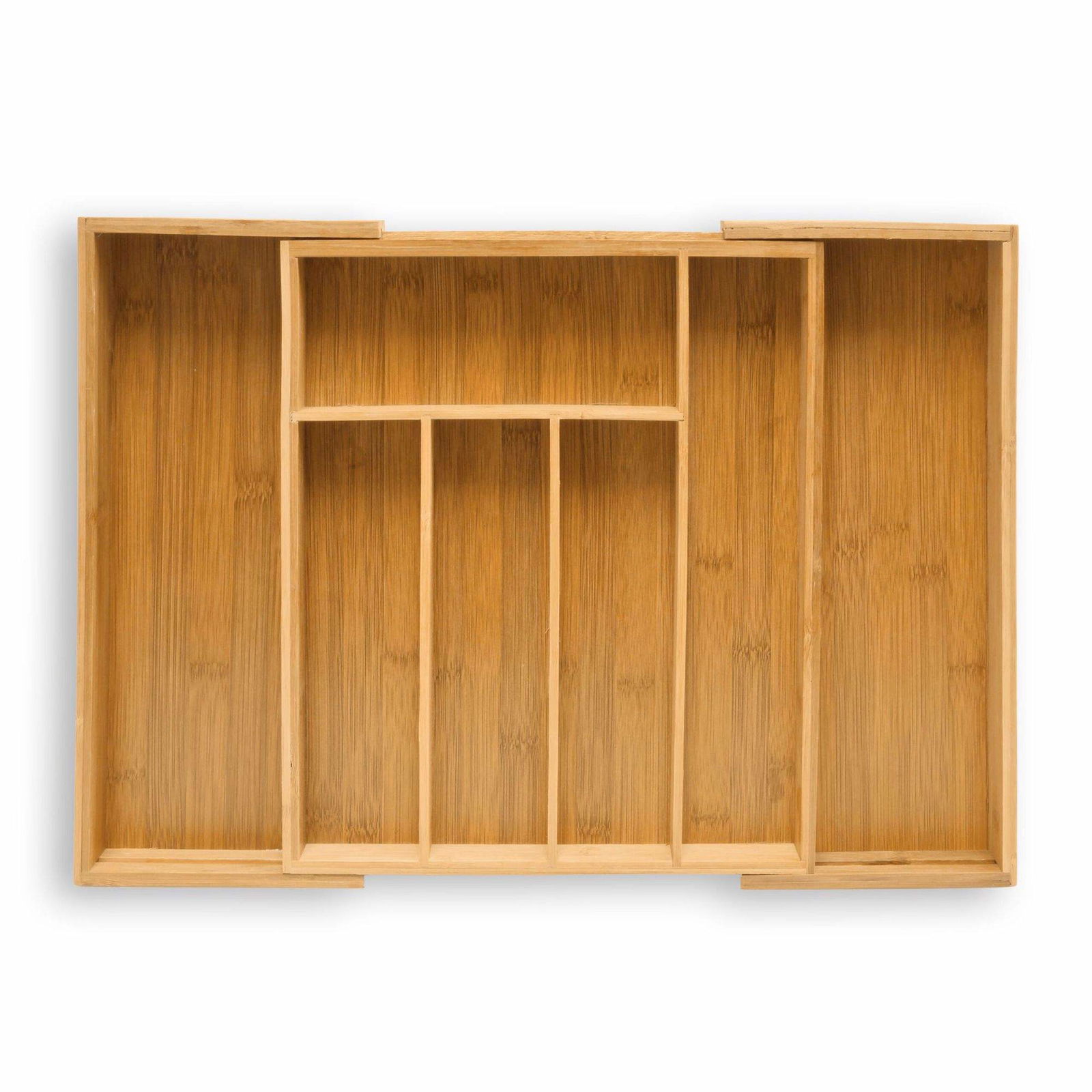 Bestikkasse bambus 48 cm udtrækbar