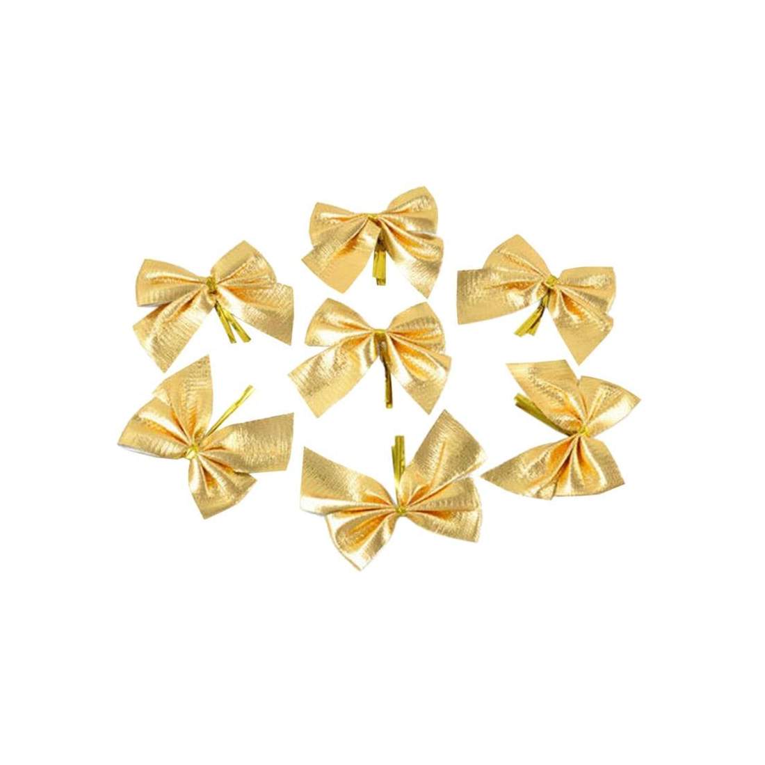 12 st Rosetter för Juldekoration - Guld | Presenttips - Jul - Julpynt | Pryloteket