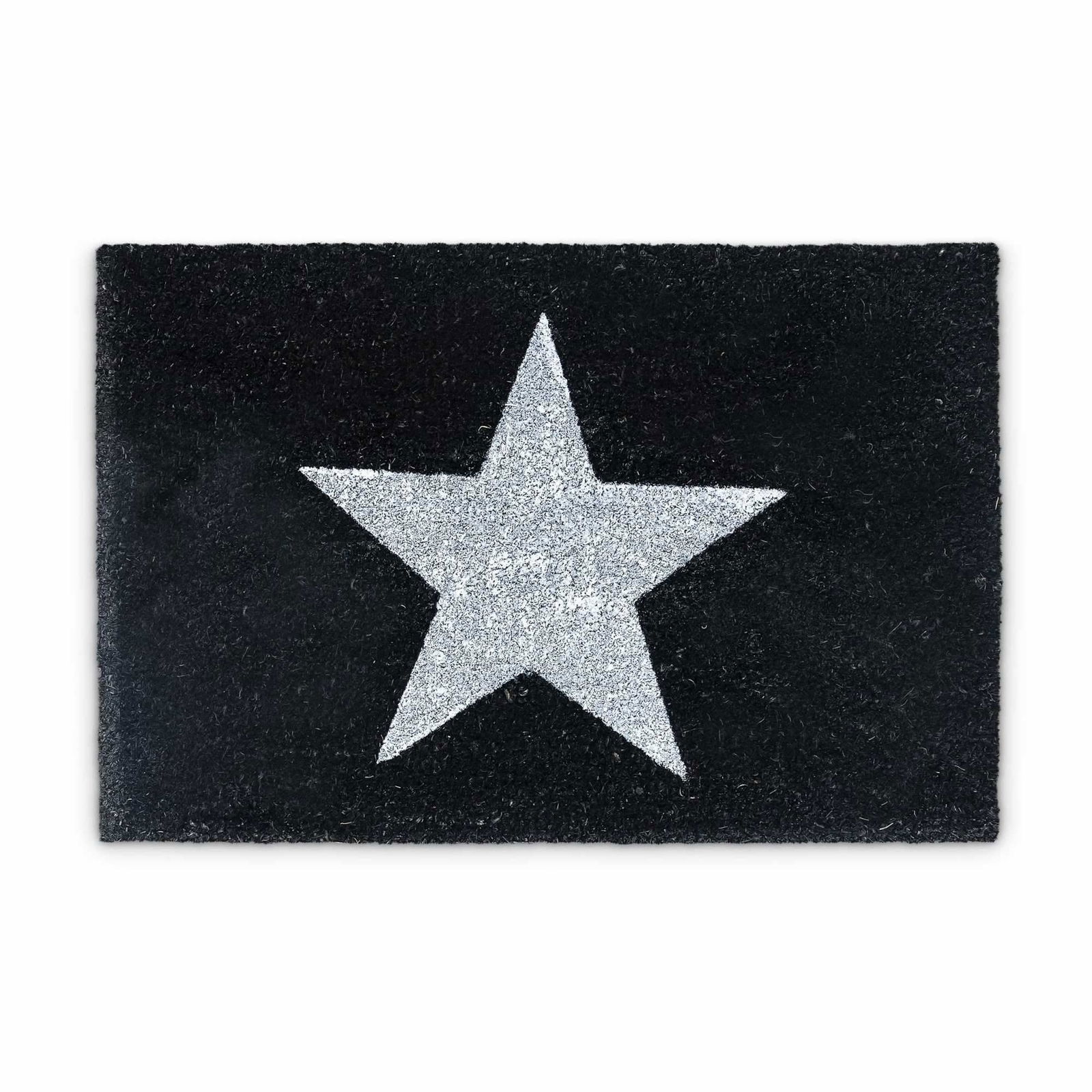 Dørmåtte kokosfiber med stjerne