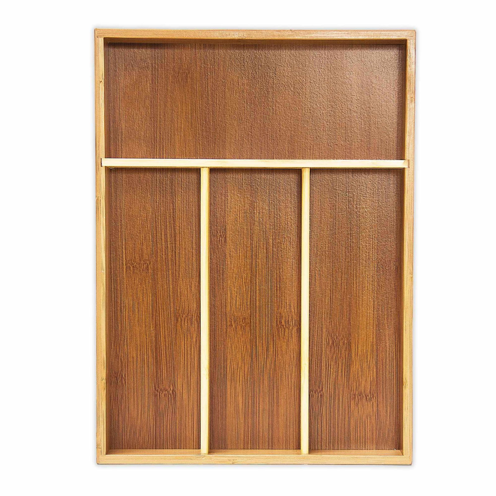 Bestikboks 4 rum bambus