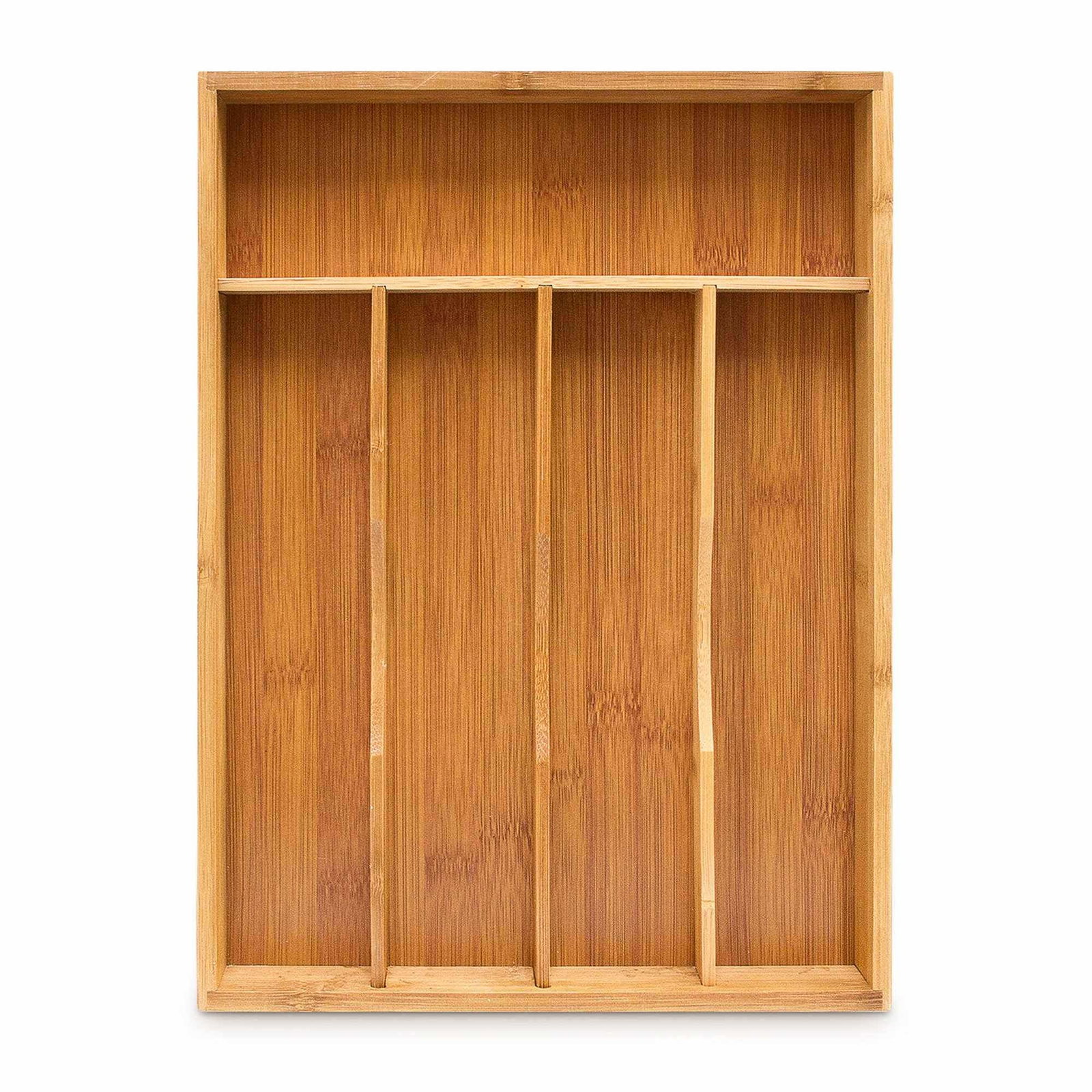 Besticklåda bambu 34 x 25 x 4,5 cm | Hem & Hobby - Hem & Hushåll - Kök - Köksförvaring - Kökslådor - Besticklåda | Pryloteket