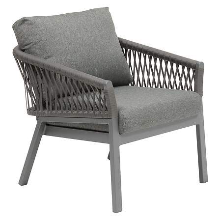 Antracit grafit aluminium fåtölj – rostfri, vattenavvisande | Hem & Hobby | Pryloteket