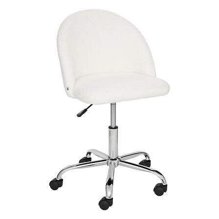 Geos kontorstol hvid krøllet