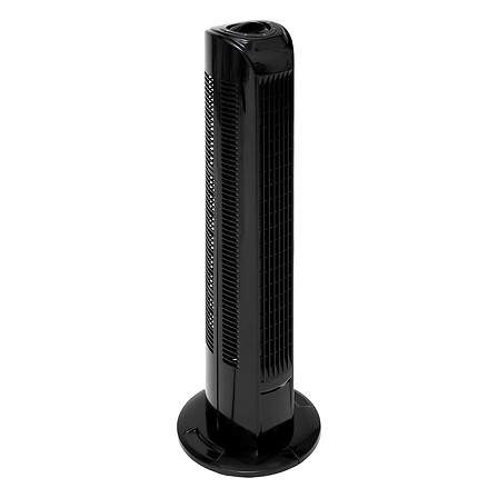 Tårnventilator 78 cm høj sort