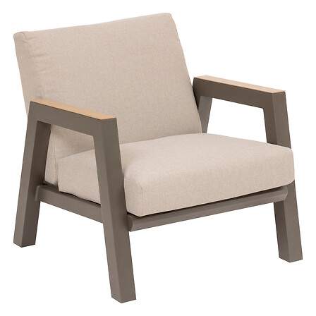 Aluminiumfåtölj med vattenavvisande kuddar | Hem & Hobby | Pryloteket