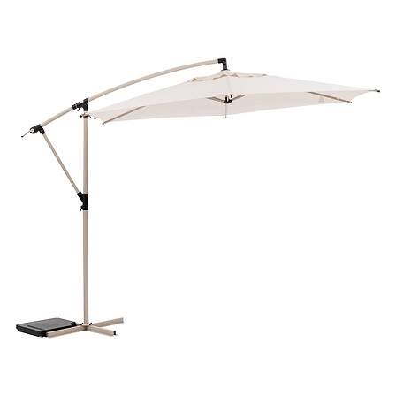 3 m off-center parasol, rustbestandig, UV-beskyttelse