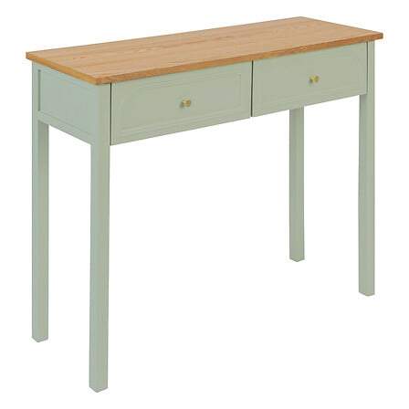Mohea konsol med 2 lådor i celadonträ | Hem & Hobby | Pryloteket