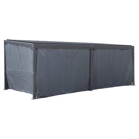 Gardiner til Avila pergola 6 x 3,5 m skifer - 6 stk.