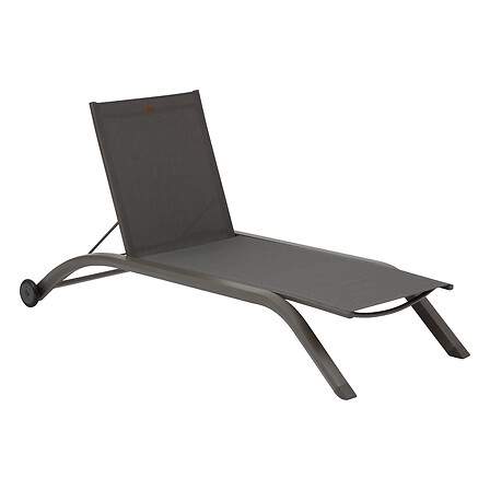 Solsäng i aluminium med hjul, 5 lutningslägen | Hem & Hobby | Pryloteket