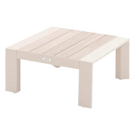 Evasion soffbord 65 x 65 cm aluminiumlera linne | Hem & Hobby | Pryloteket