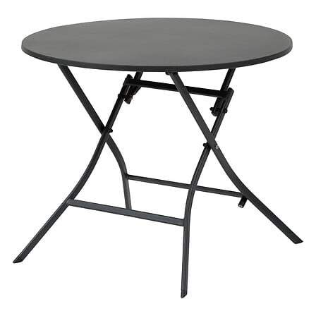 Hopfällbart runt bord med 4 platser – rostfritt, platsbesparande | Hem & Hobby | Pryloteket