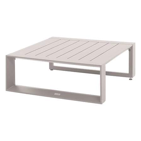 Oat aluminium sofabord, 79x79 cm – Rustbestandigt