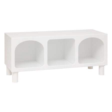 Tara børnekommode med 3 nicher 90 x 32 x 40 cm hvid MDF