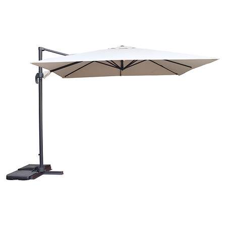 Off-Center Parasol 3x3m, Vandafvisende, UV-resistent