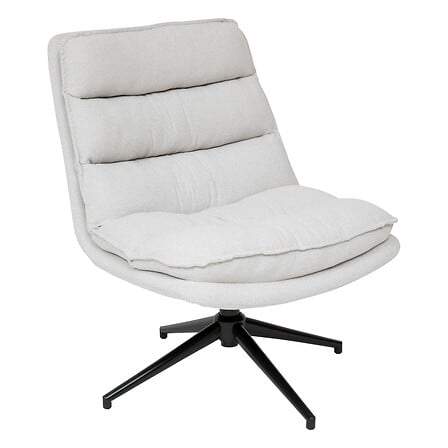 Harper drejestol med hvide metalben