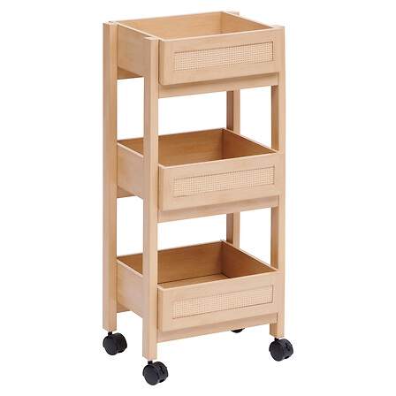 3-etagers vogn Cane L. 39,6 x B. 30 x H. 85,5 cm