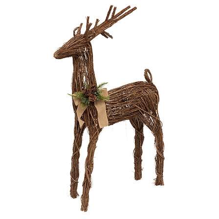 Rensdyrgren, højde 125 cm, naturtræ