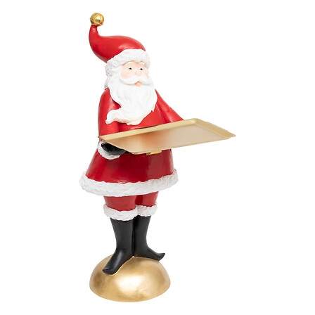 Julemand med bakke, højde 97 cm, magnesium