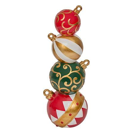 Sæt med 4 magnesiumkugler, 122 cm høje