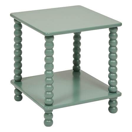 Soffbord Chamlo 1 hyllplan 40 x 40 cm olivgrönt | Hem & Hobby | Pryloteket
