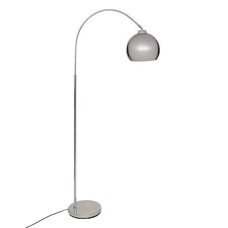 Båggolvlampa Floris höjd 177 cm silver | Hem & Hobby | Pryloteket