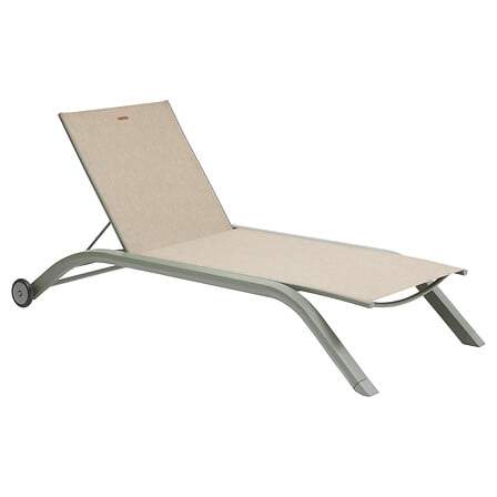 Aluminium solstol med hjul, 5 positioner för lutning | Hem & Hobby | Pryloteket