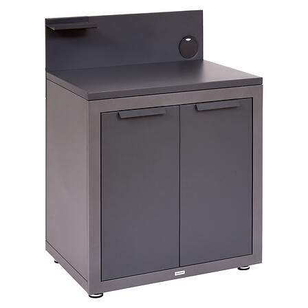 Uteköksenhet – 2 dörrar, grafitstål, 80x60x110 cm | Hem & Hobby | Pryloteket