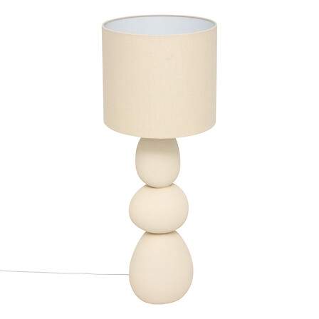 Alitha golvlampa höjd 100 cm vit keramik | Hem & Hobby | Pryloteket