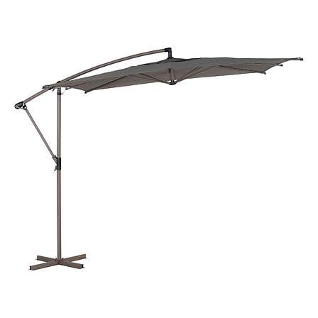 Offset parasol 2,5m x 2,5m, vandafvisende, 360 graders rotation